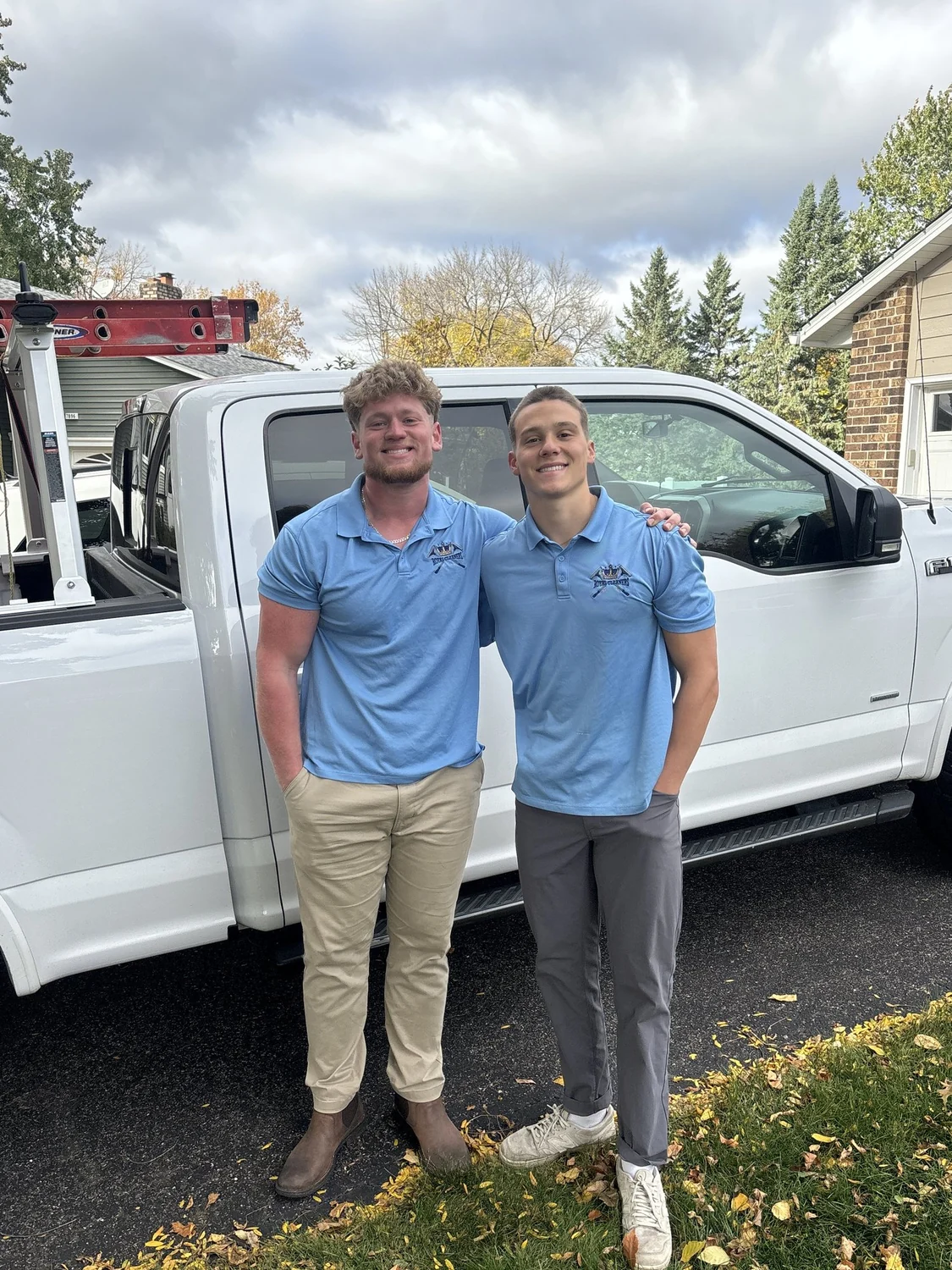 Noah Scott and Isaac Lange, founders of Royal Cleaners